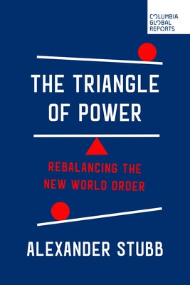 Paperback of The Triangle of Power by Columbia Global Reports, featuring a cover with a geometric design and title text.