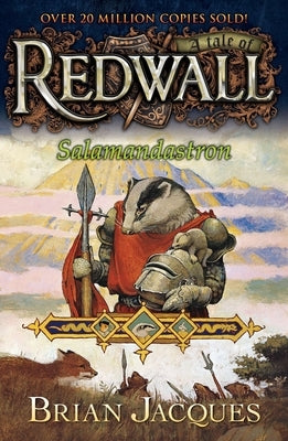 Firebird Salamandastron paperback book cover featuring a detailed illustration of a mountain fortress and adventurous scene.