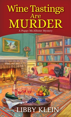Mass market paperbound of "Wine Tastings Are Murder" by Kensington Publishing Corporation, featuring a wine glass and book cover design.