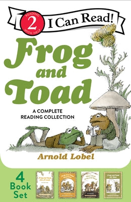 Paperback box set of all 4 Frog and Toad books by HarperCollins, featuring colorful covers from the classic animal friendship series.