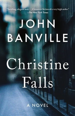 Paperback of Christine Falls novel by Holt Paperbacks, showing the book cover with artwork and title.