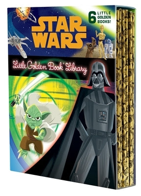 The Star Wars Little Golden Book Library (Star Wars): The Phantom Menace; Attack of the Clones; Revenge of the Sith; A New Hope; The Empire Strikes Ba Boxed Set Golden Books