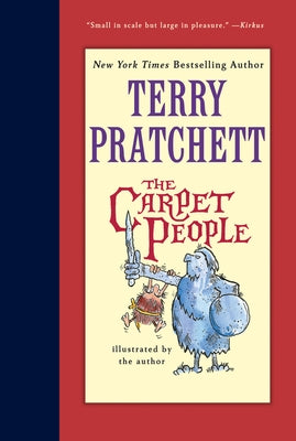 Paperback copy of "The Carpet People" book by Clarion Books featuring colorful cover art with cartoon characters.