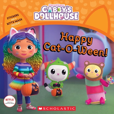 Happy Cat-O-Ween! (Gabby's Dollhouse Storybook) Paperback Scholastic Inc.