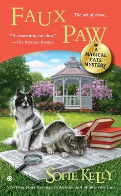 Faux Paw mass market paperbound book by Berkley Books with colorful cover art featuring a feline paw print design.