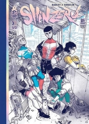 Paperback of Shin Zero Book 1 by Magnetic Press featuring cover art with a dynamic illustration of Shin Zero in action.