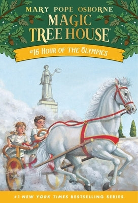 Paperback book titled "Hour of the Olympics" by Random House Books for Young Readers, featuring Olympic-themed cover art.
