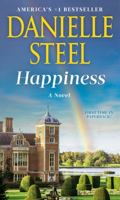 Cover of the mass market paperback book "Happiness" by Random House Publishing Group, featuring vibrant, colorful artwork.