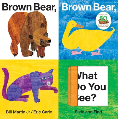 Brown Bear, Brown Bear, What Do You See? Slide and Find Board Book Priddy Books Us