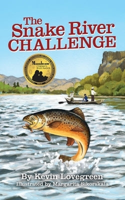 Paperback copy of The Snake River Challenge by Lucky Luke, featuring the western comic cover art.