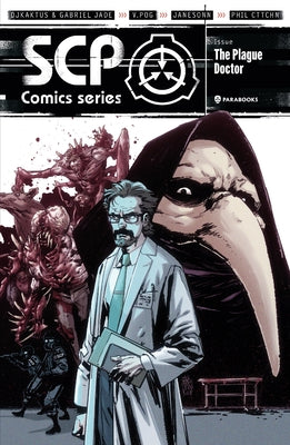 Paperback of The Plague Doctor comic book by Aloha Comics featuring cover art with a mysterious plague doctor figure.