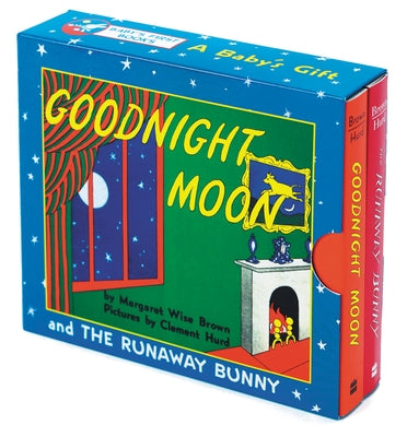 Boxed set of Baby's Gift books featuring Goodnight Moon and The Runaway Bunny by HarperCollins, with colorful illustrated covers.