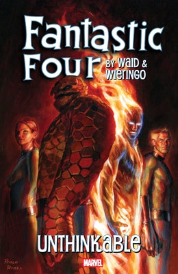Paperback Marvel Universe Fantastic Four by Waid & Wieringo Unthinkable comic book featuring the Fantastic Four characters on the cover.