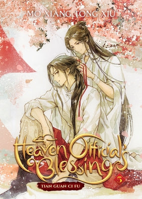 Paperback of Heaven Official's Blessing: Tian Guan CI Fu Vol. 5 novel by Seven Seas, showing the front cover with artwork.