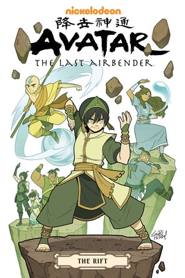 Paperback comic book titled Avatar: The Last Airbender—The Rift Omnibus by Dark Horse Books, featuring vibrant cover art.