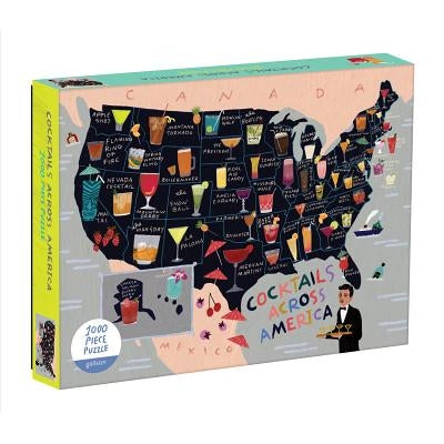 Cocktails Across America 1000 Piece Puzzle Other Galison