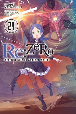Paperback of RE: Zero -Starting Life in Another World- Vol. 24 light novel by Yen on, showing the cover with character artwork.