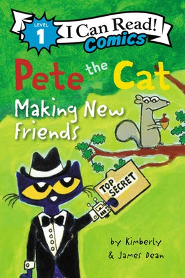 Paperback of Pete the Cat: Making New Friends by HarperCollins, featuring colorful illustrations of Pete the Cat and new friends.