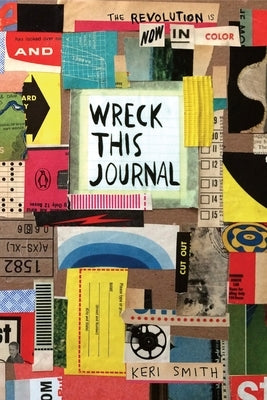 Paperback Wreck This Journal: Now in Color by Penguin Books, featuring vibrant cover art and creative design elements.