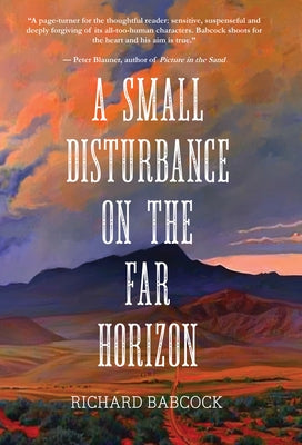 Paperback of "A Small Disturbance on the Far Horizon" by Pact Press, showing the book cover with abstract artwork.