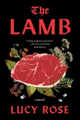 Paperback of "The Lamb" by Harper Perennial, with a close-up of the book cover featuring the title and author.