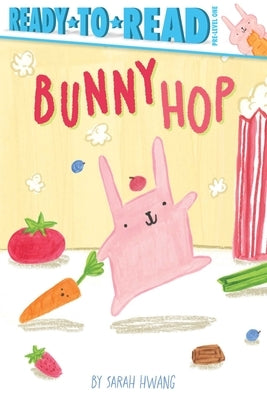 Paperback of Bunny Hop Ready-To-Read Pre-Level 1 book by Simon Spotlight featuring colorful bunny illustrations.