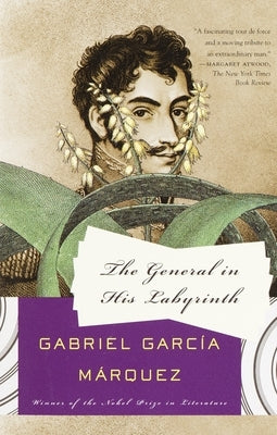 Paperback of The General in His Labyrinth by Vintage, showing the book cover with text and artwork on a white background.