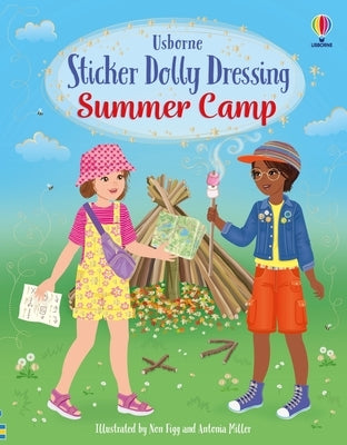 Sticker Dolly Dressing Summer Camp Paperback Usborne Books
