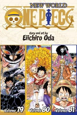 Paperback of One Piece Omnibus Edition Vol. 27 by Viz Media, showing colorful manga cover art and detailed illustrations.