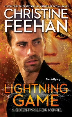 Cover of the mass market paperbound book "Lightning Game" by Berkley Books, featuring a dynamic lightning-themed design.