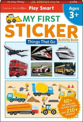 My First Sticker Activity Book Things That Go Paperback Gakken