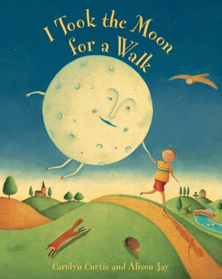 Paperback of "I Took the Moon for a Walk" by Barefoot Books, featuring colorful illustrated cover with a child walking under a moonlit sky.