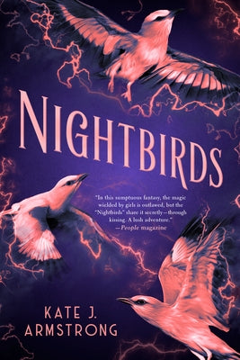 Nightbirds paperback by Nancy Paulsen Books featuring colorful bird illustrations and a dark, atmospheric cover design.