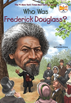 Paperback of "Who Was Frederick Douglass?" by Penguin Workshop featuring the book cover with title and author information.