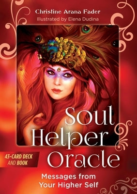 Soul Helper Oracle deck with message cards and guidebook from Earthdancer Books, featuring spiritual imagery and inspirational designs.