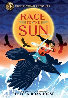 Paperback book titled "Race to the Sun" from Rick Riordan Presents with colorful cover art featuring a sun and adventurous scene.