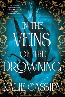 Paperback of "In the Veins of the Drowning" by Little Brown and Company showing the book cover with dark, atmospheric artwork.