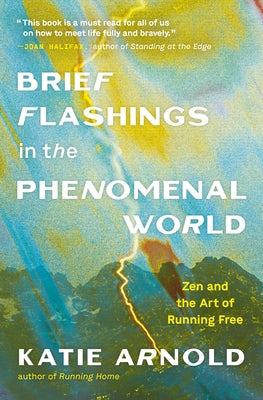 Paperback of "Brief Flashings in the Phenomenal World" by Parallax Press, featuring a colorful cover with abstract artwork.