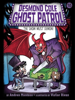 Paperback copy of The Show Must Demon! by Little Simon featuring colorful spooky illustrations on the cover.