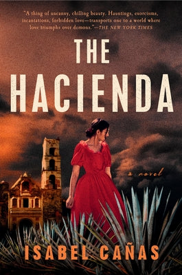 Paperback novel titled The Hacienda by Berkley Books with a colorful cover featuring a scenic landscape.