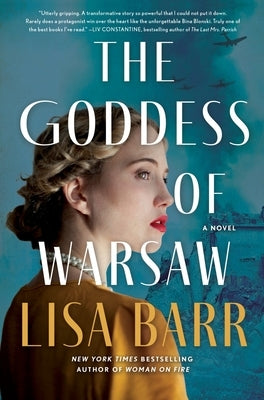 Paperback of The Goddess of Warsaw by Harper Paperbacks, showing the book cover with artistic illustration and title.