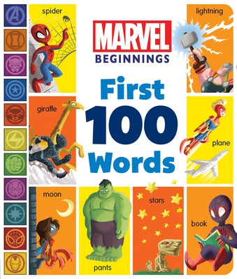 Marvel Beginnings: First 100 Words Board Book Random House/Marvel
