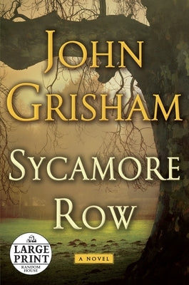 Paperback copy of Sycamore Row by Diversified Publishing, showing the book cover with title and author details.