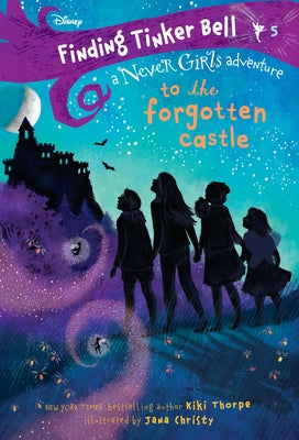 Paperback Finding Tinker Bell #5 book from Disney's The Never Girls series by Random House Disney, featuring Tinker Bell and castle illustrations.