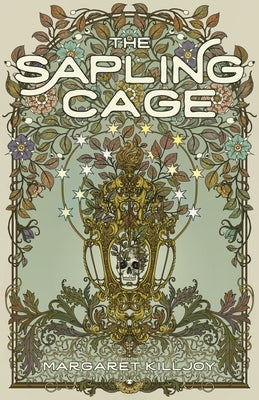Paperback of The Sapling Cage by Feminist Press featuring a cover with an abstract, artistic design and title text.