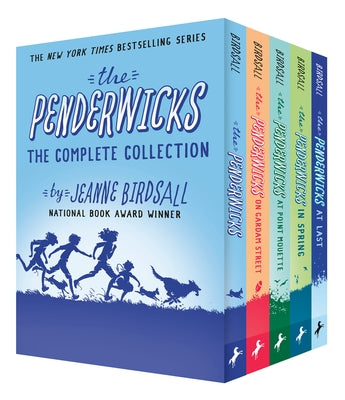Set of five paperback Penderwicks books by Yearling Books, featuring colorful cover art from The Penderwicks series.