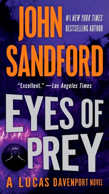 Cover of the mass market paperback "Eyes of Prey" by G.P. Putnam's Sons, featuring dark, intense artwork.