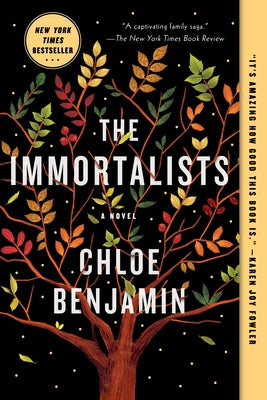 Paperback copy of The Immortalists book by G.P. Putnam's Sons featuring the front cover design.