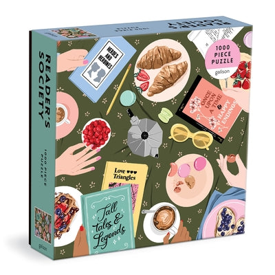 Reader's Society 1000 Piece Puzzle in Square Box Other Galison