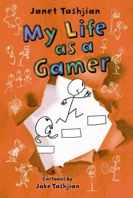 Paperback of "My Life as a Gamer" by Square Fish, showing the book cover with colorful gaming-themed artwork.